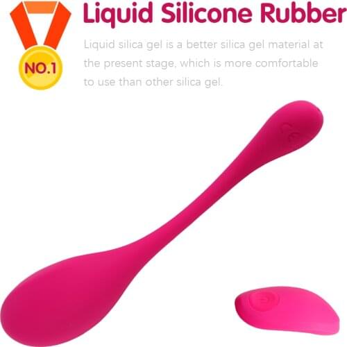 Liquid Silicone Erotic Jump Egg Remote Control Female Vibrator Clitoral Stimulator Vaginal G-spot Massager Sex Toy for Couples