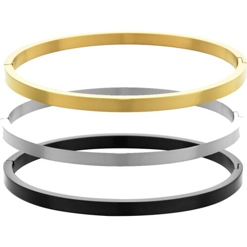 ZMZY New Thin Open Boho Classic Stainless Steel Cuff Bracelets Bangles Women Fashion Jewelry Charm Accessories Bohemian Style