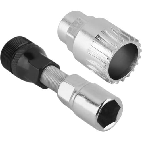 1 Set Chainset Removing Tool Steel Center Shaft Crank Remover Tough Portable Crankset Disassemble Bike Repair Tool