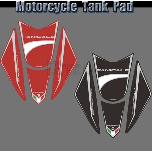 Motorcycle Accessories Tank Pad Protector Sticker Fish Bone Gas Fuel Tank Stickers For Ducati 1290 959 Panigale Corse