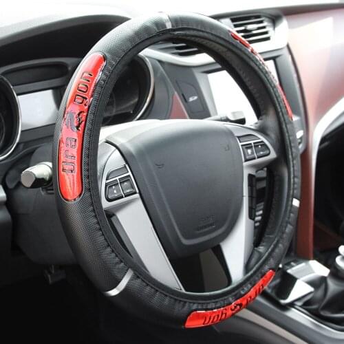 Car Leather Reflective Steering Wheel Covers For Toyota Camry Avensis Aygo Belta Blade Brevis Caldina Cami
