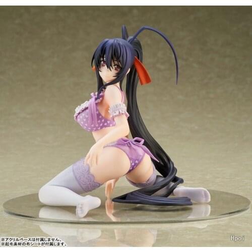 High School DxD HERO Figure 16cm 1/7 Scale Akeno Himejima Lingerie Ver Anime PVC Action Figure Toy Collection Model Doll Gift