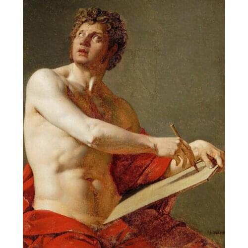 GOOD ART--TOP COOL NUDE print art painting --Painter nude male MEN print painting art GAY ART ON CANVAS -FREE SHIPPING COST