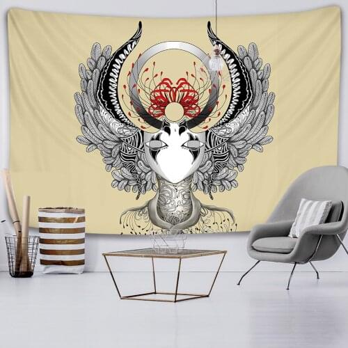 Beautiful Mandala wall tapestry witchcraft home decoration tapestry Hippie Bohemian cushion sofa blanket yutaroga cushion