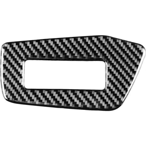 Left-wheel drive frame sticker decoration strong sticky carbon fiber headlight switch 2019 Audi A6L A7 Interior Stickers