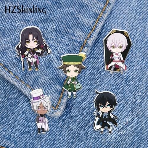 2021 New The Case Study of Vanitas Acrylic Lapel Pin Epoxy Butterfly Clasp Pin Handmade Butterfly Brooch