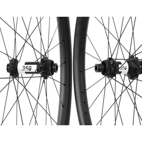 T700 Carbon Fiber Mountain Discount Wheel Asymmetry MTB Carbon XC Wheels Offset Rim Clincher Tubeless Ready