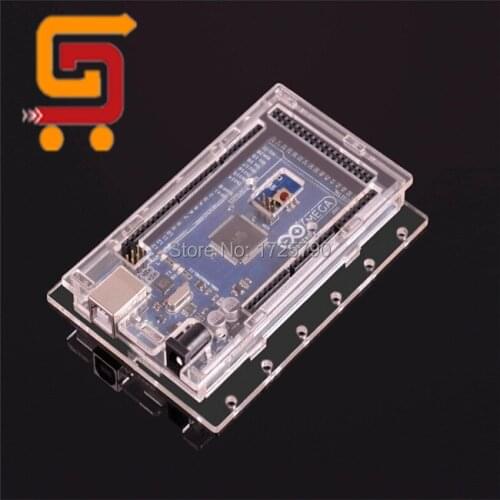 New Transparent Acrylic Shell MEGA 2560 R3 Case MEGA2560 REV3 Box For Arduino