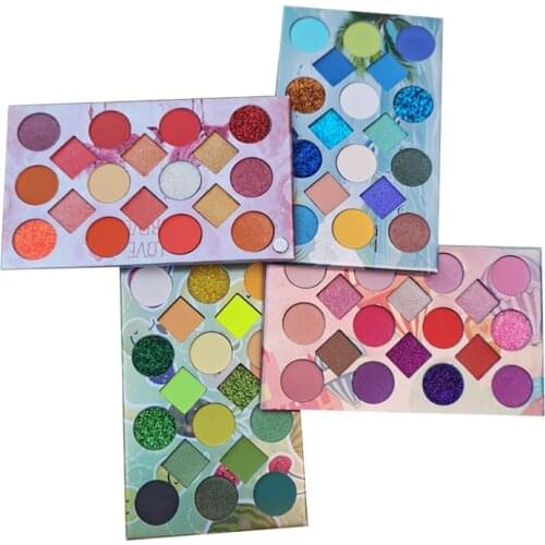 72 Colors Glitter EyeShadow Pallete Matte EyeShadow Long-lasting Makeup Eye Shadow Beauty Minerals Cosmetics Set