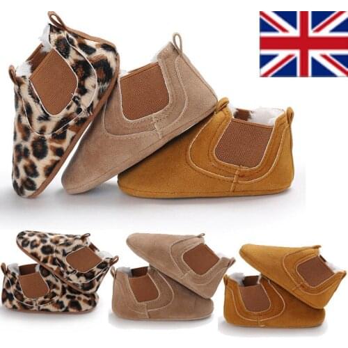 Pudcoco Casual Crib Shoes Toddler Newborn Baby Boy Girl Leather Soft Sole Crib Shoes Sneakers Prewalker UK