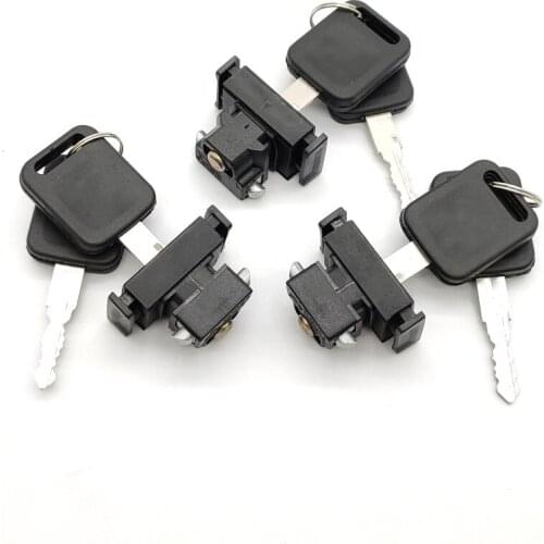 Car Interior Right Glove Box Lock Cylinder Lock Shell Lock Buckle Co-pilot Front Storage Box Lock Key For Santana