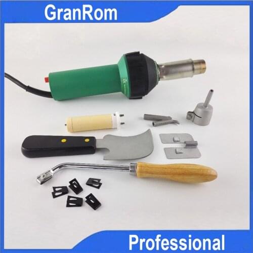 Professional 1600W Plastic Welder Gun Hot Air Gun Heat Gun Plastic Welder Gun Desoldering Tool Station Flooring Welding Tool