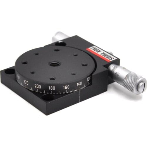 Manual Indexing Table Rotary Platform 40 Rotary Table SIGMA KSP-406M Brass 360° coarse adjustment micrometer fine adjustment