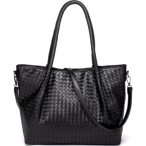 Newhotstacy Bag 06122021 Ladies fashion large capacity bag woven single shoulder bag tote bag