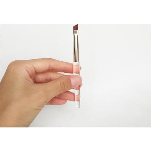 TME-SERIES BRUSH 50 ANGLED EYE LINING - Angled Winging Eyeliner Eyebrow Brush - Beauty Makeup Blender Tool