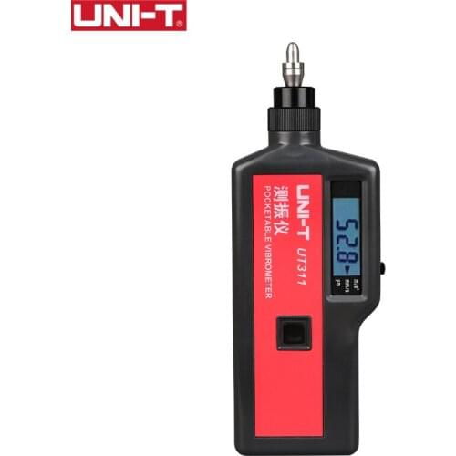 UNI-T Vibration Tester Analyzer Digital LCD Vibrometer Acceleration Velocity Displacement Measurement High Precision UT311