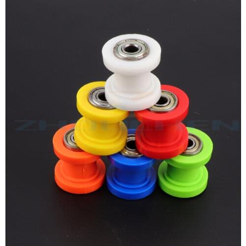 1PC Motorcycle 10mm 8mm Chain Roller Pulley Tensioner Wheel Guide for Pit Dirt Bike ATV XR125 CRF50 KLX110 Motorbike