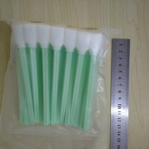 100pcs 13cm length Solvent Foam Tipped cleaning kit for ourdoor indoor inkjet printer dx4 dx5 dx6 dx7 head cleaning swab