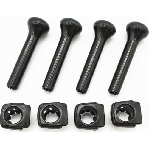 4Pcs For Golf Mk2 Mk3 Jetta 2 3 Scirocco Passat B2 Polo Door Safety Lock Knob Button Base