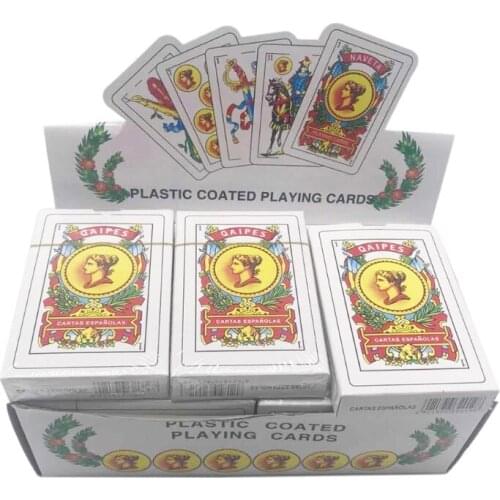 50 Cards Deck Spanish Playing Cards Family Party Board Game Magic Poker Cards