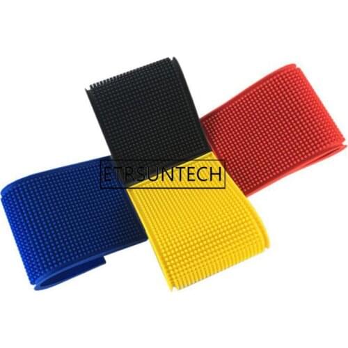 50pcs PVC Service Bar Mat Heavy Duty Home Bar Rubber Drip Mats Cocktail Bartender Tea Cup Mug Set Waterproof Placemat