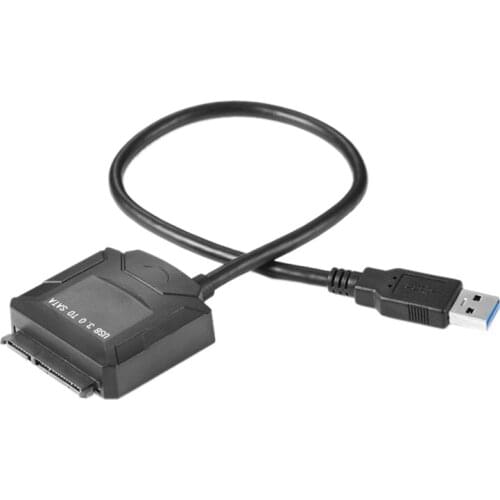 USB 3.0 to SATA Power Adapter for 3.5 Inch HDD 2.5 Inch SSD Hard Disk with 12V 2A AC DC Power Adapter