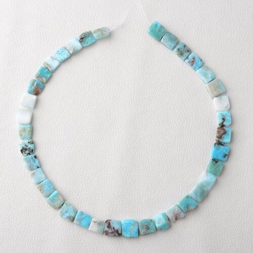 Natural Larimar Nugget Stone Beads 15" Strands
