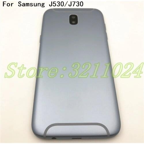 Metal For Samsung Galaxy J5 2017 J530 J530F J7 2017 J730 J730F Housing Middle Frame Battery Back Cover With Power Volume Buttons