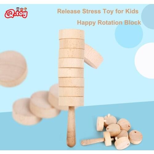 Anti-Pressure Wooden Balance Block Puzzle Chidlren Educational Release Stress Toys for Kids Toddler