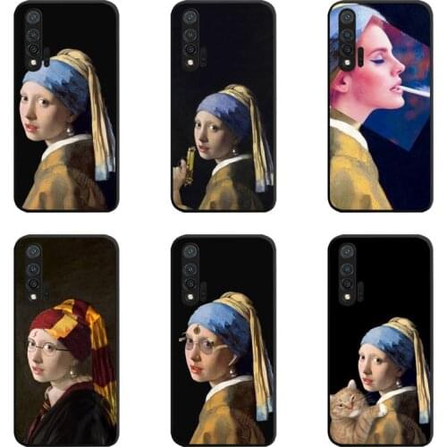 Girl With A Pearl Earring Vermeer Phone Case For Huawei Nova 6se 7 7pro 7se honor 7A 8A 7C 9C Play