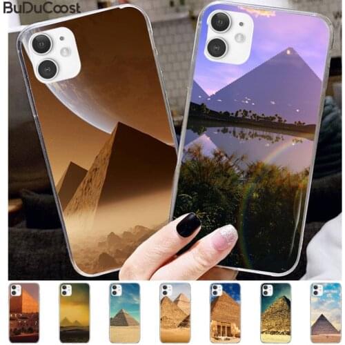 For iphone12 Egyptian pyramid miracle DIY phone Case cover Shell For iphone 12 Pro11 Pro Max mini X 8 7 6 6S Plus 5 5S SE cass