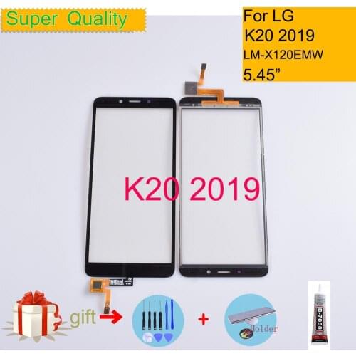 For LG K20 2019 Touch Screen Panel Sensor Digitizer Front Glass Outer Lens Touchscreen K20 2019 Replacement