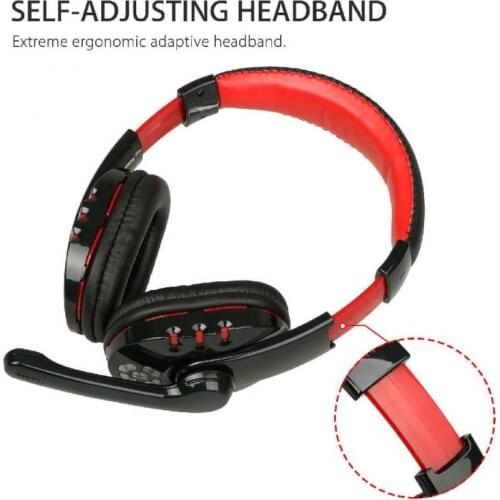 Bluetooth-compatible 4.2 Hi-Fi Gaming Headset Wireless HI-FI Well-defined Trebles Headphones With Microphone For Phone PC Laptop