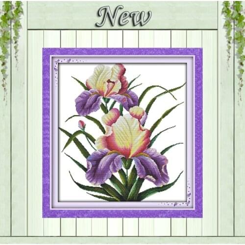 Remain fragrance flower painting Home Decor 11CT counted printed on fabric DMC 14CT Cross Stitch Embroidery kits Needlework Sets