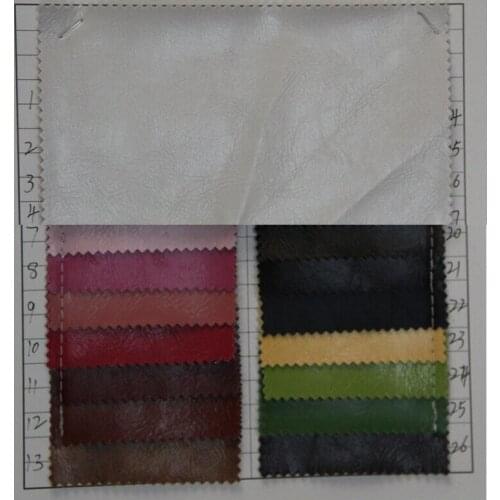 Crazy Horse Leather/ pvc de cuero de tela/ pvc leather/ synthetic leather fabric for Bags, shoes, belts/ wholesale