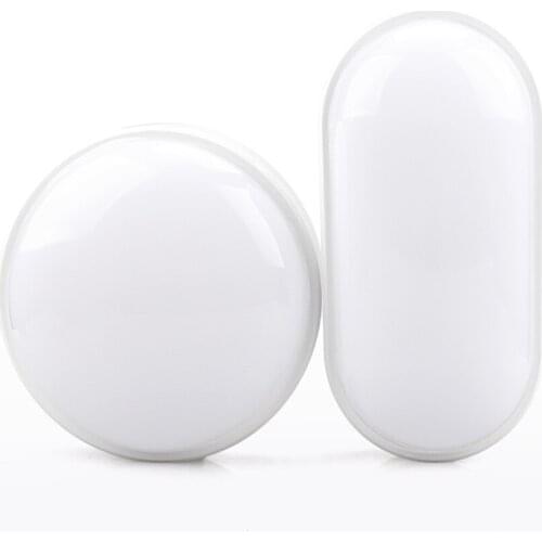 Round / Oval LED Moisture Proof Ceiling Lamp IP65 Waterproof Bathroom Outdoor Garden Yard Lamp, 16W 20W Modern Wall Lamp Light