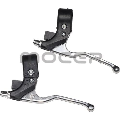 Alloy 22mm Right Dual Twin Left Handle Brake Levers For 47cc 49cc Mini Moto Pocket Dirt Bike ATV Quad
