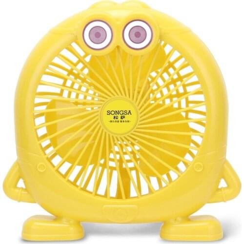 Small fan handheld small student dormitory portable mini cartoon mute office desk fan