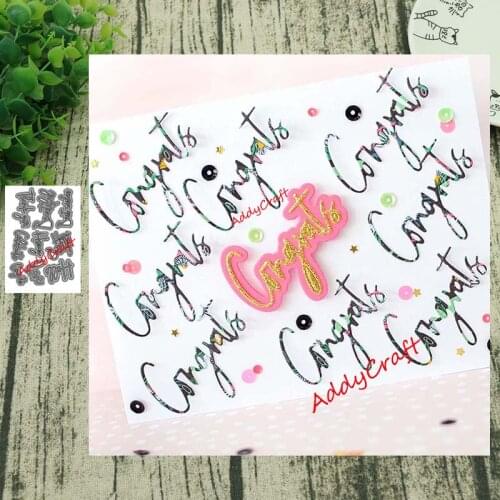 Metal Cutting Dies Blessing phrase Stencils New for DIY Scrapbooking Album Paper Card Crafts Template