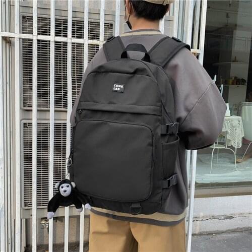 Men Backpack School Bags for Teenager Boys Girls Nylon Bagpack Ladies Mochila Female Backpack Fashion Pack Womens Cloth Daypack