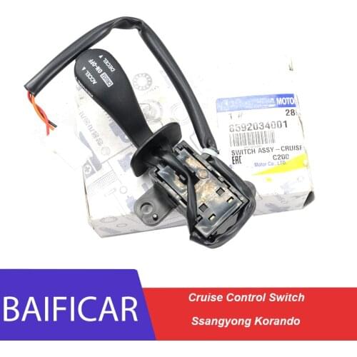 Baificar Brand New Genuine Cruise Control Switch Steering Wheel Cruise Button 8592034001 For Ssangyong Kolando