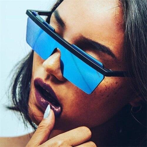 Charachterized Square Sunglasses men Shades Womens Brand Designer Ladies Blue Sun Glasses Vintage 2020 Eyewear UV400