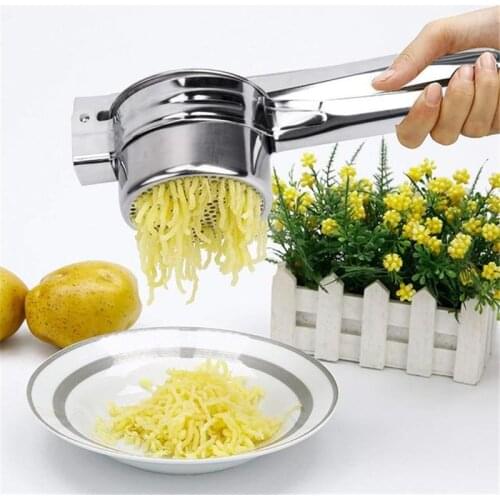 Stainless Steel Press Crusher Potato Ricer Fruit Vegetable Tools Juicer Garlic Press Kichen Accessories