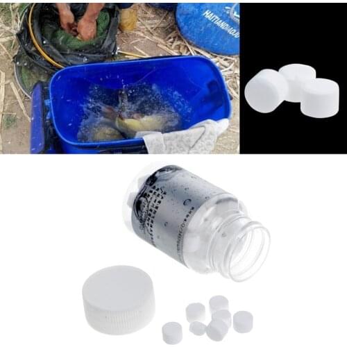 1 Bottle 85g 70pcs Oxygen Releasing Fishing Bait Additive Fishing Well Bait Fish Keeping Baits Carp Fishing Groundbait Adding