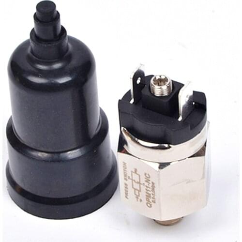 QPM11-NC / QPM11-NO Air Pressure Switch Wire External Thread Nozzle 1/4 1/8 Swtich Pressure Adjustable Controller Sensor Pnumat