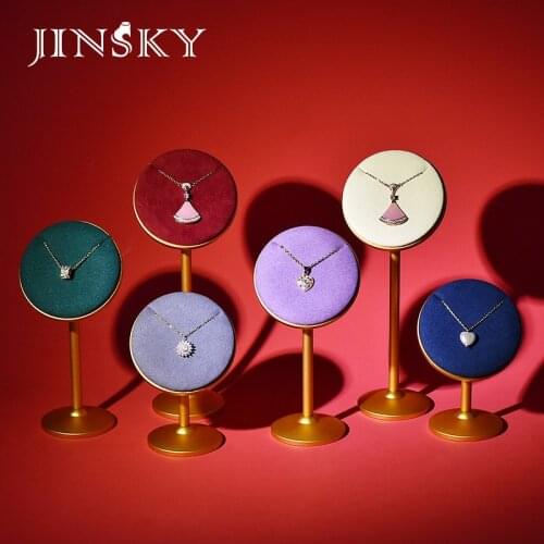 Metal superfiber jewelry props necklace rack display rack pendant earrings support window display rack