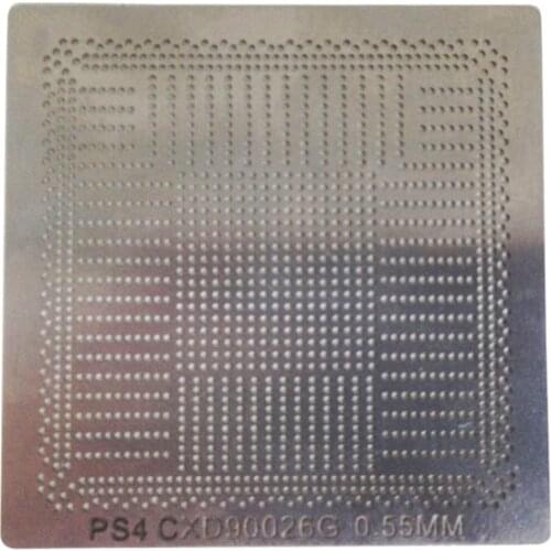 BGA reballing stencils direct heating solder ball steel template for PS4 BGA soldering IC reball station