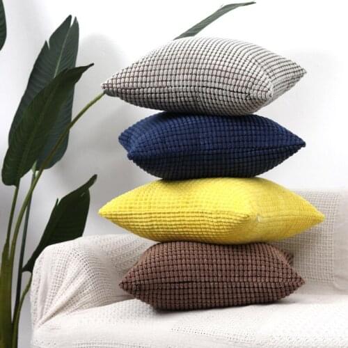 Corduroy Cushion Cover Home Decor Pillow Covers Living Room Bedroom Sofa Decorative Pillowcase Velvet Throw Pillows Cover