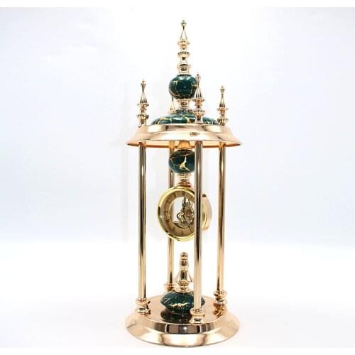 Vintage Desk Alarm Clocks Classical Royalty Living Room TV Cabinet Desk Imperial Furnishing Creative Sit Pendulum Retro Clock