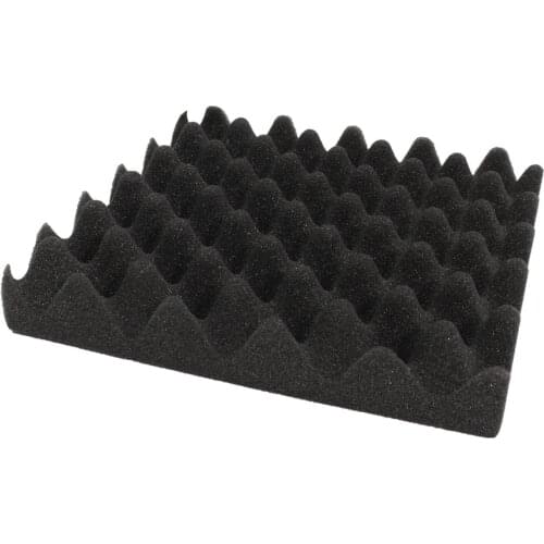 25X25X5CM Soundproofing Foam Egg Crate Studio Acoustic Foam Soundproofing Treatment Egg Profile Tile Wedge Sponge